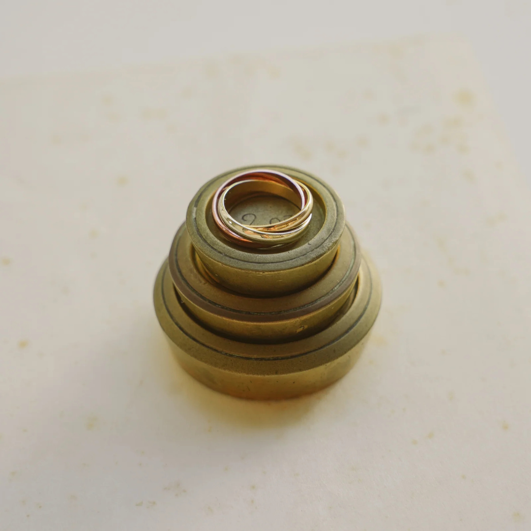 9kt Tri-Colour Russian Wedding Band