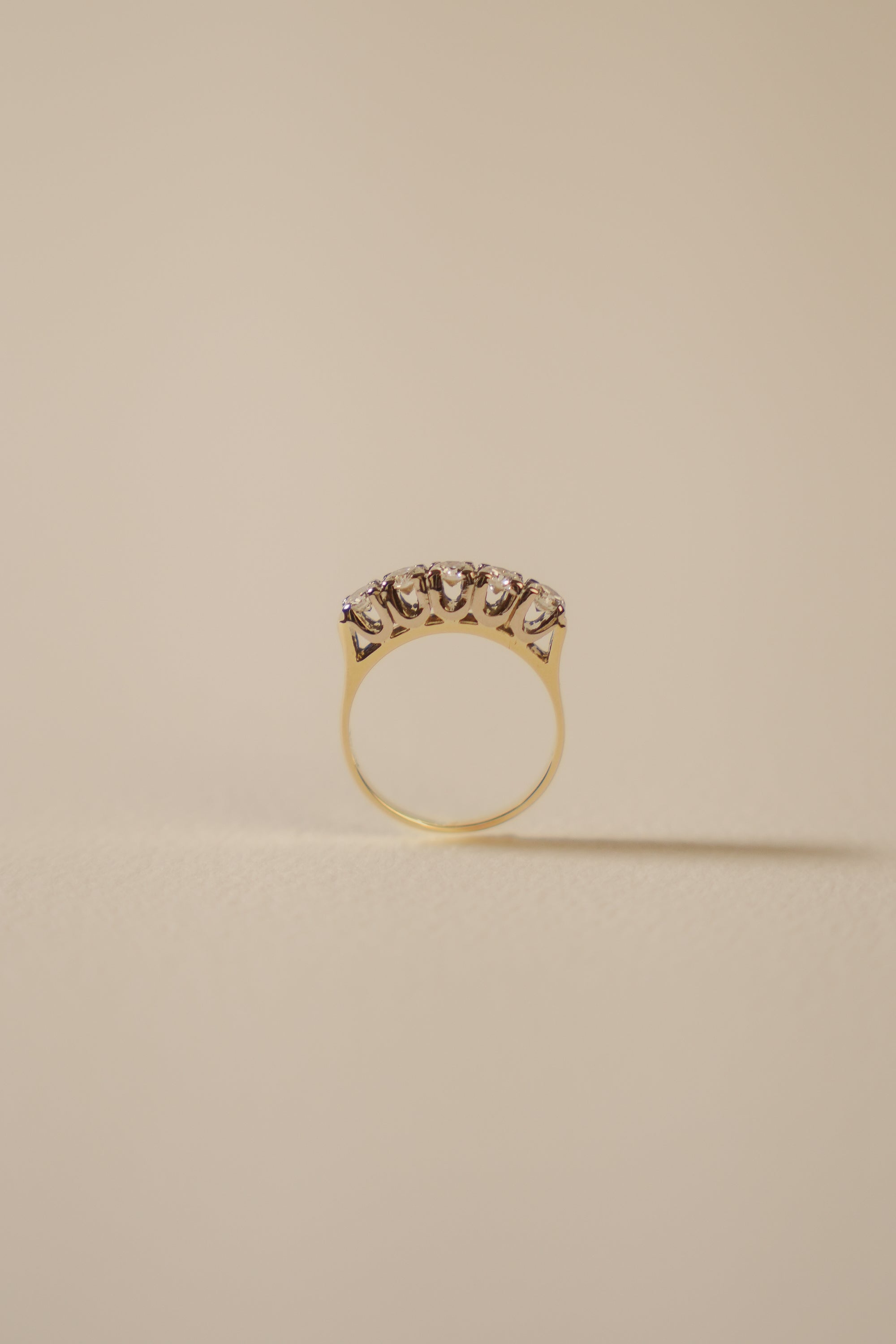 18ct Gold 5 Stone Diamond Ring