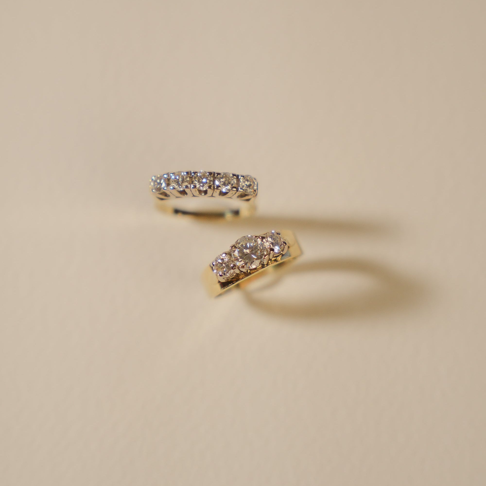 18ct Gold Trilogy Diamond Ring