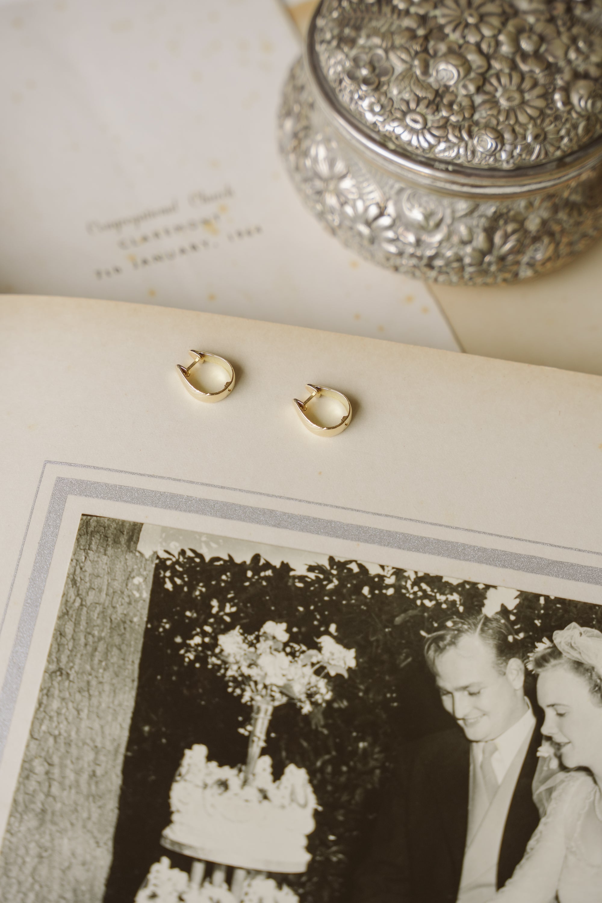 14ct Gold Hoop Earrings