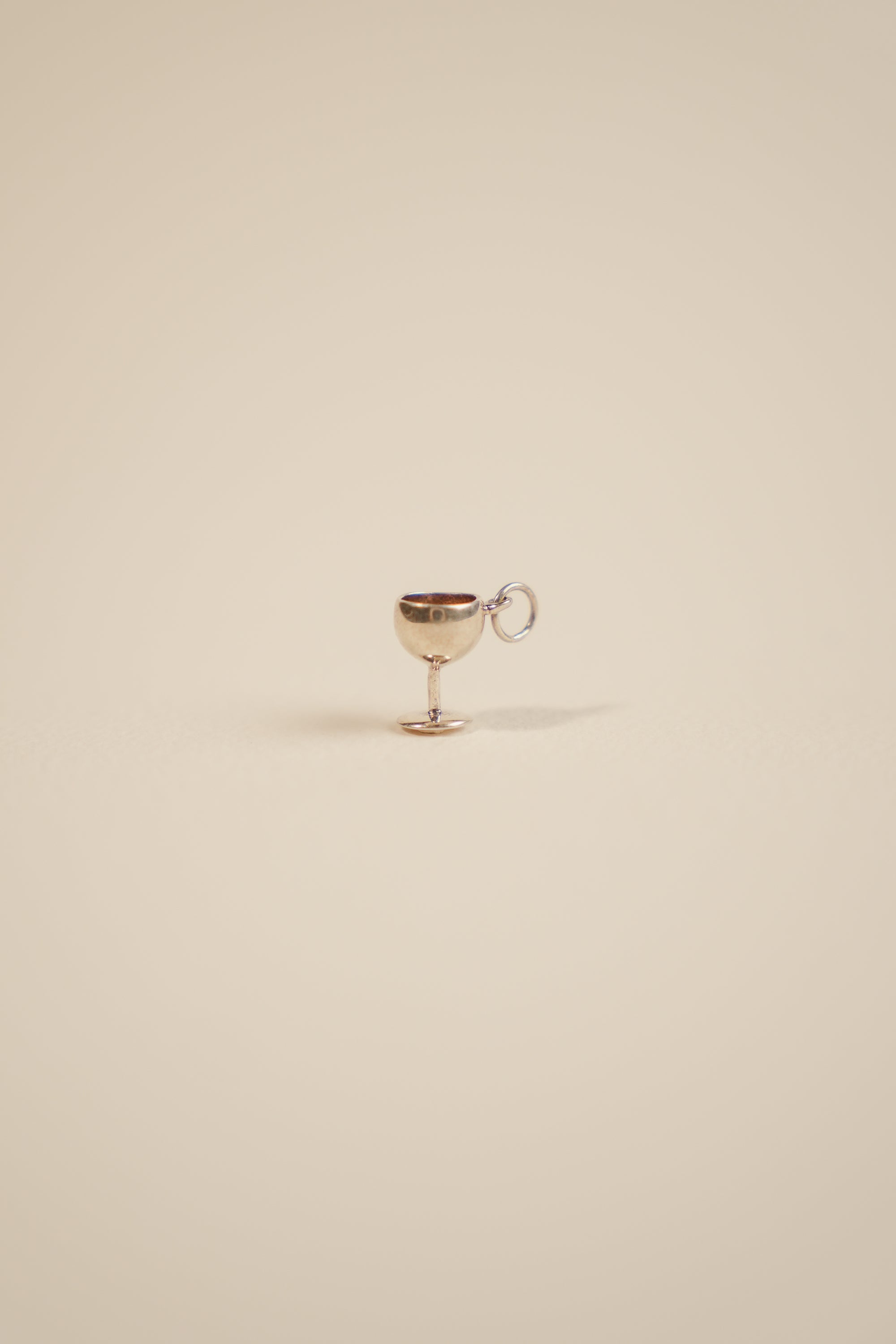 Sterling Silver Wine Glass Charm