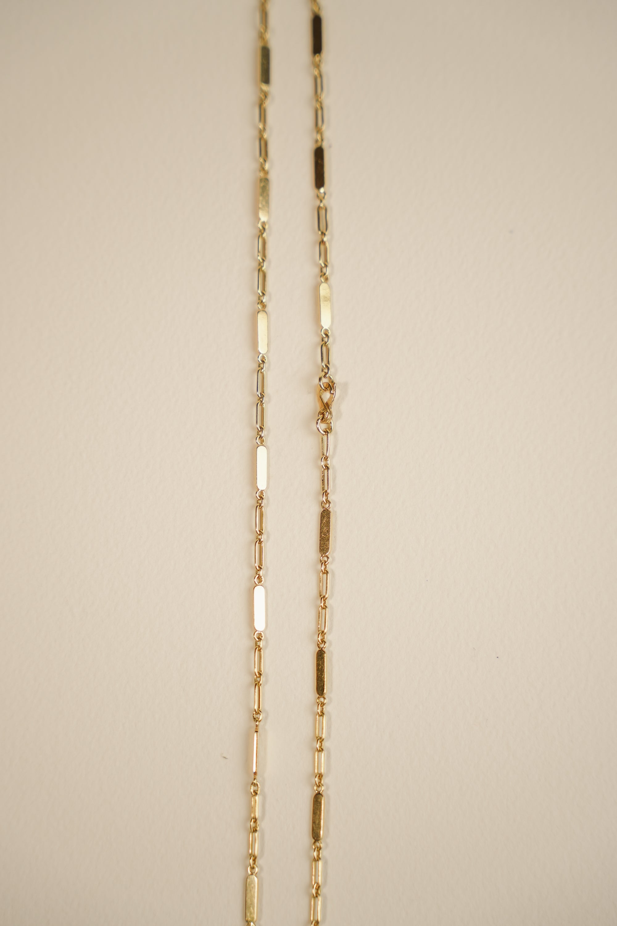 18kt Yellow Gold Bar-Link Chain