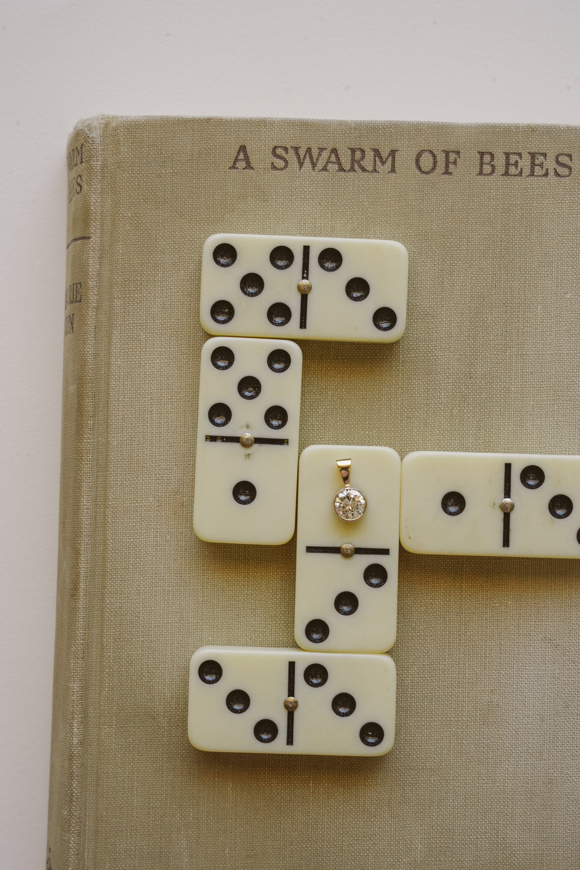 18kt Mixed Metal Diamond Pendant