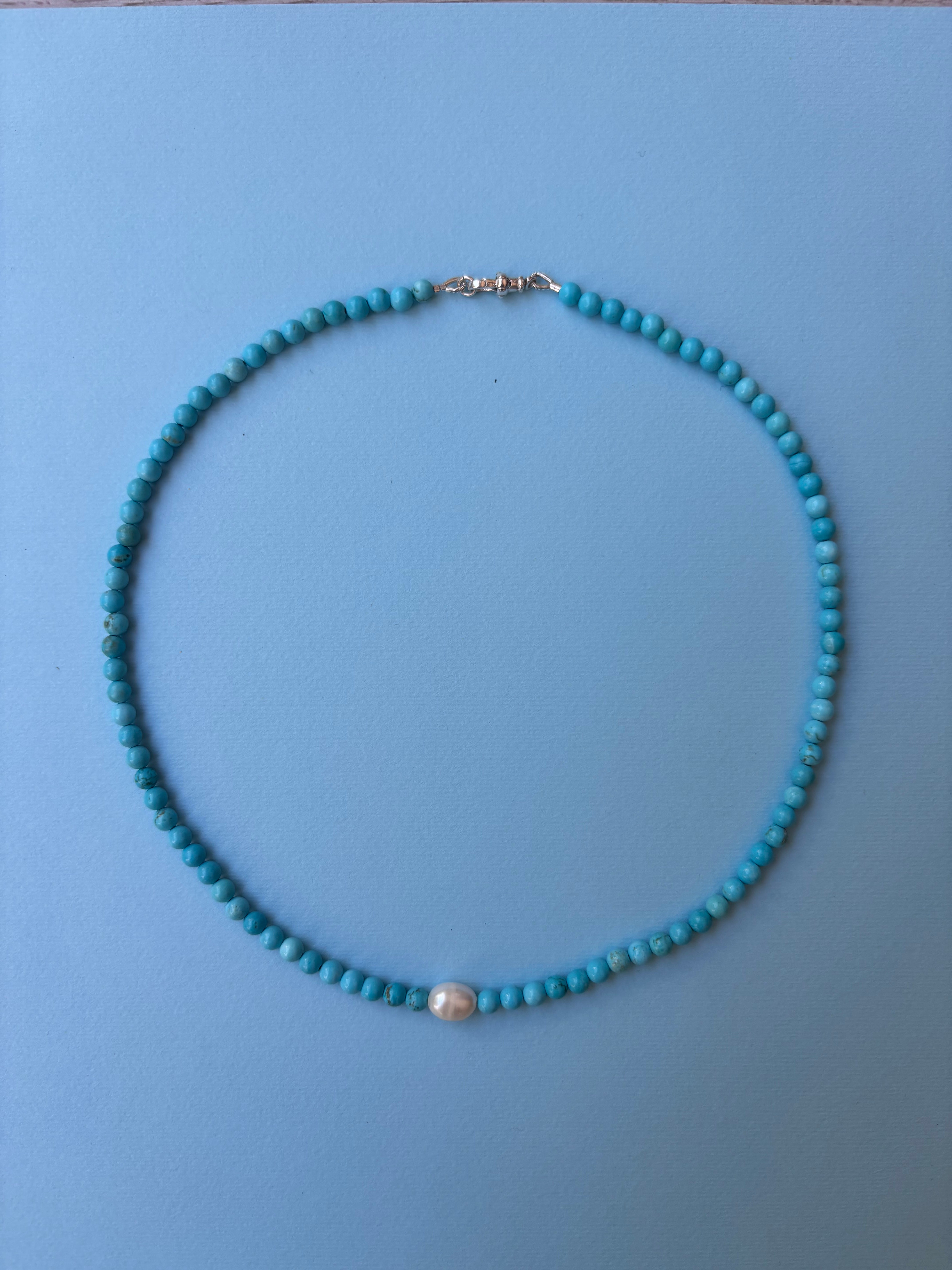 Turquoise with Fresh Water Pearl