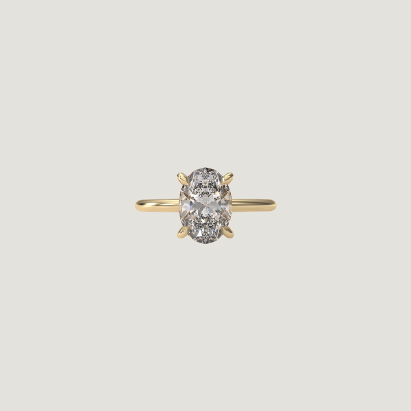 CUSTOM: OVAL ENGAGEMENT RING