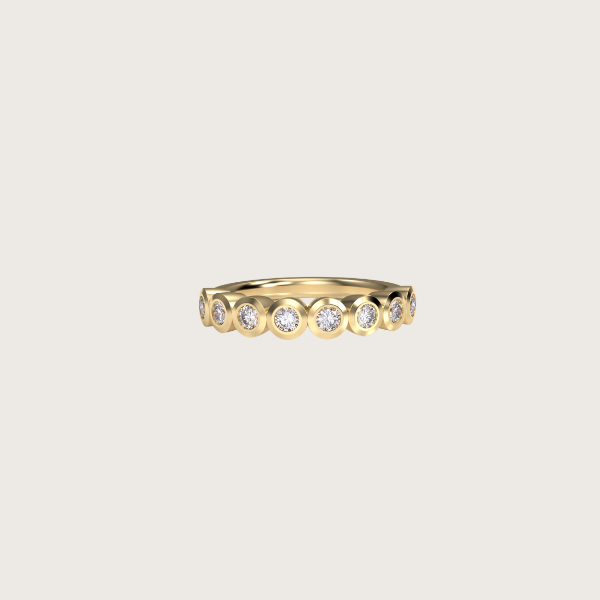 REDESIGN: HALF ETERNITY BEZEL RING
