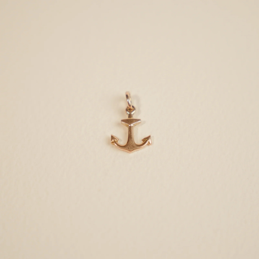 9ct Yellow Gold Anchor Charm