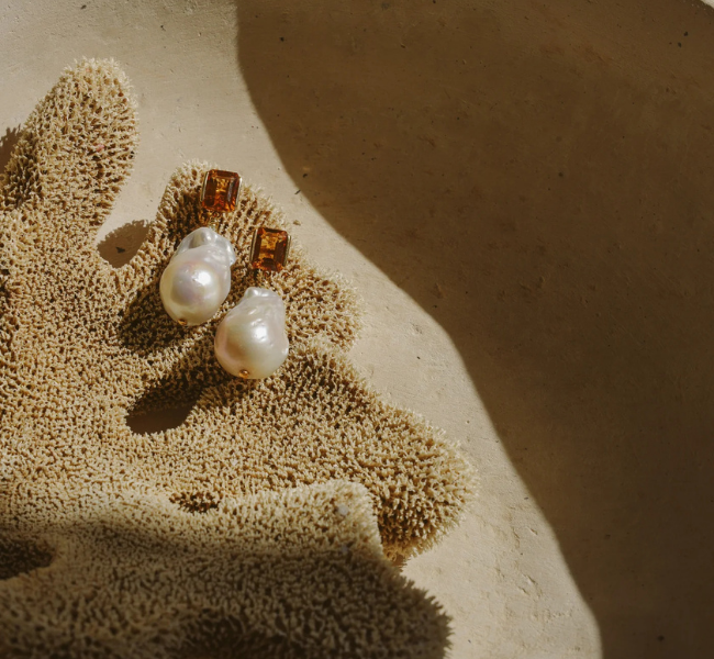 Diana Pearl Earrings