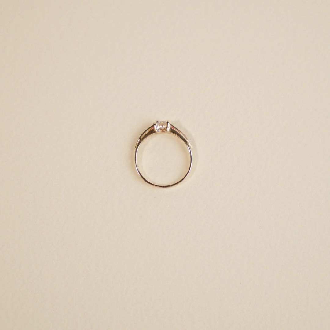 9kt Diamond and Ruby Ring