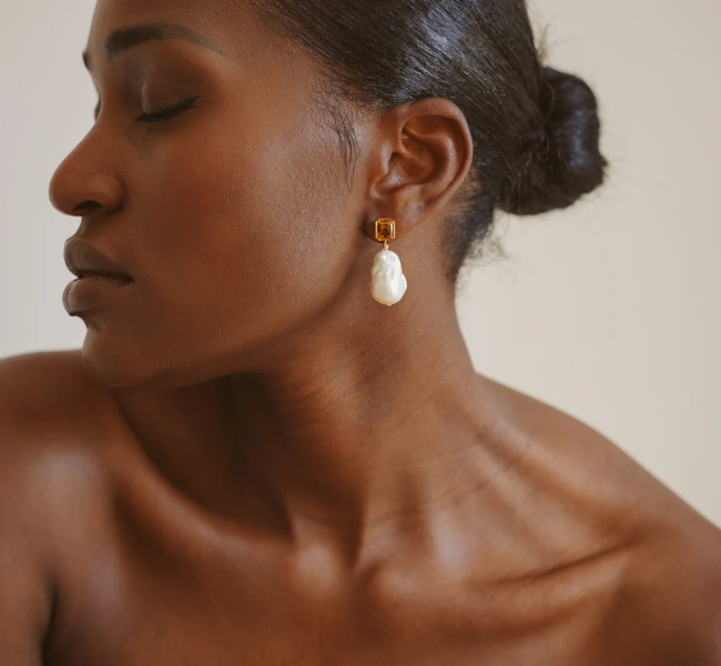 Diana Pearl Earrings
