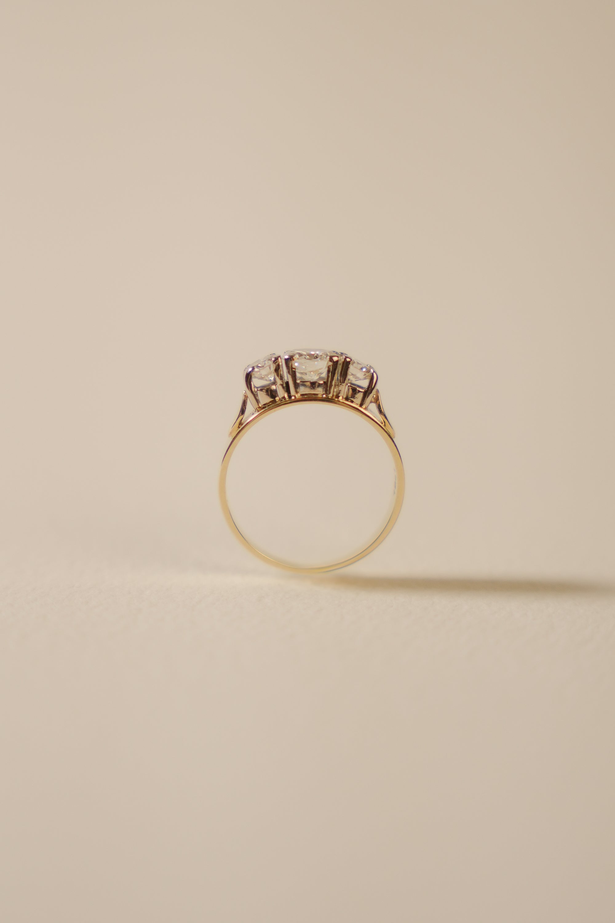 18ct Gold Trilogy Diamond Ring