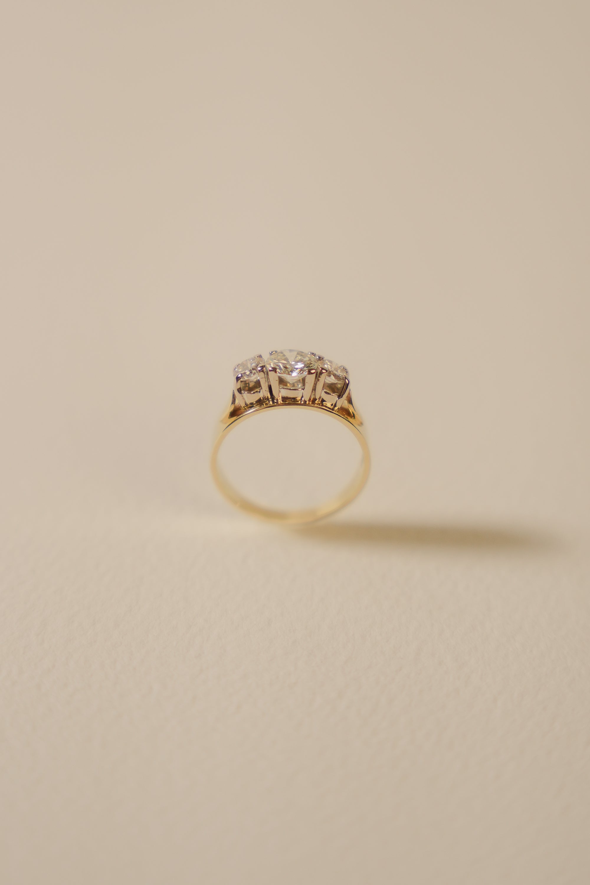 18ct Gold Trilogy Diamond Ring