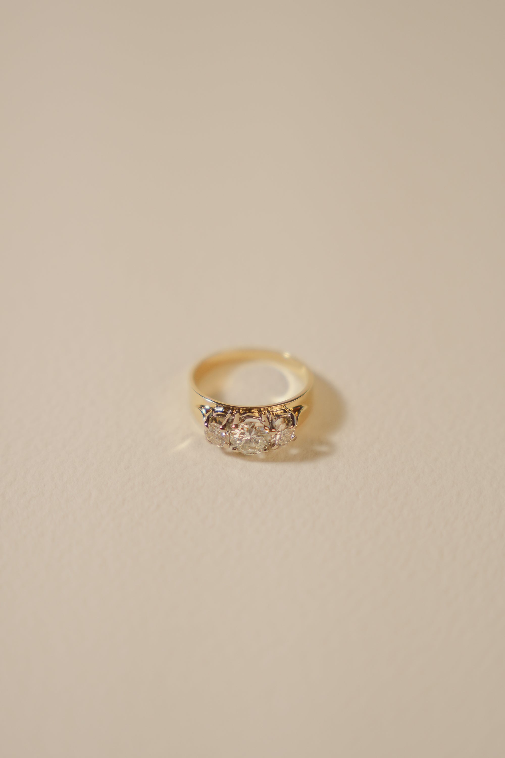18ct Gold Trilogy Diamond Ring