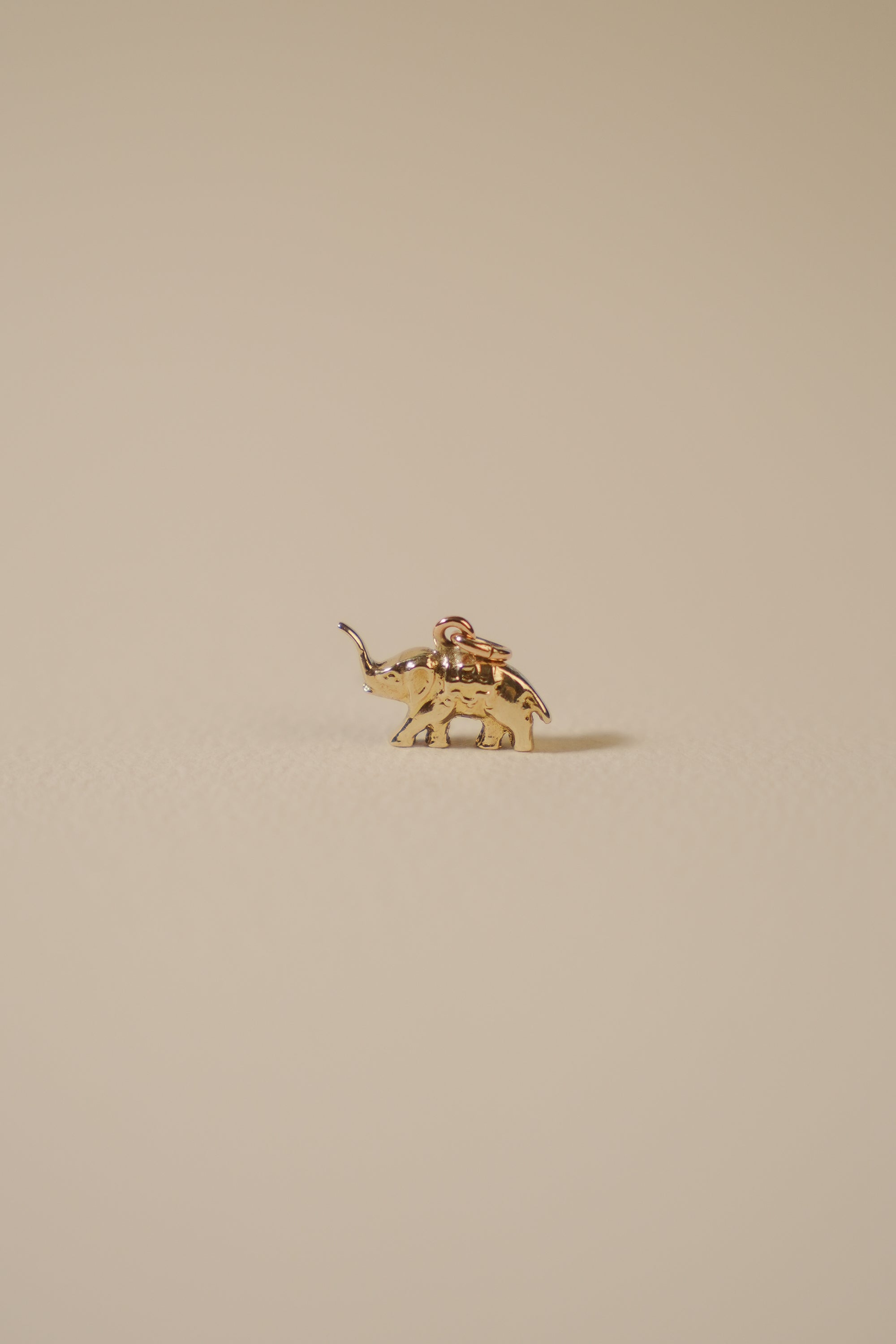 Solid 9ct Gold Elephant Charm