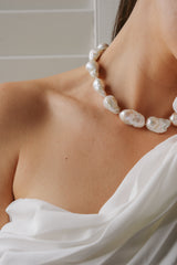 Bold Baroque Pearl Necklace