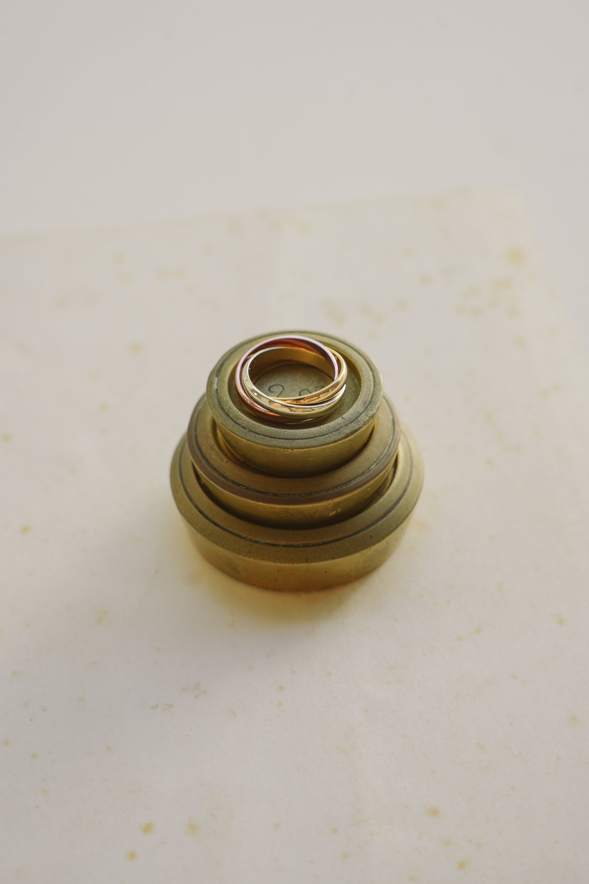 9kt Tri-Colour Russian Wedding Band