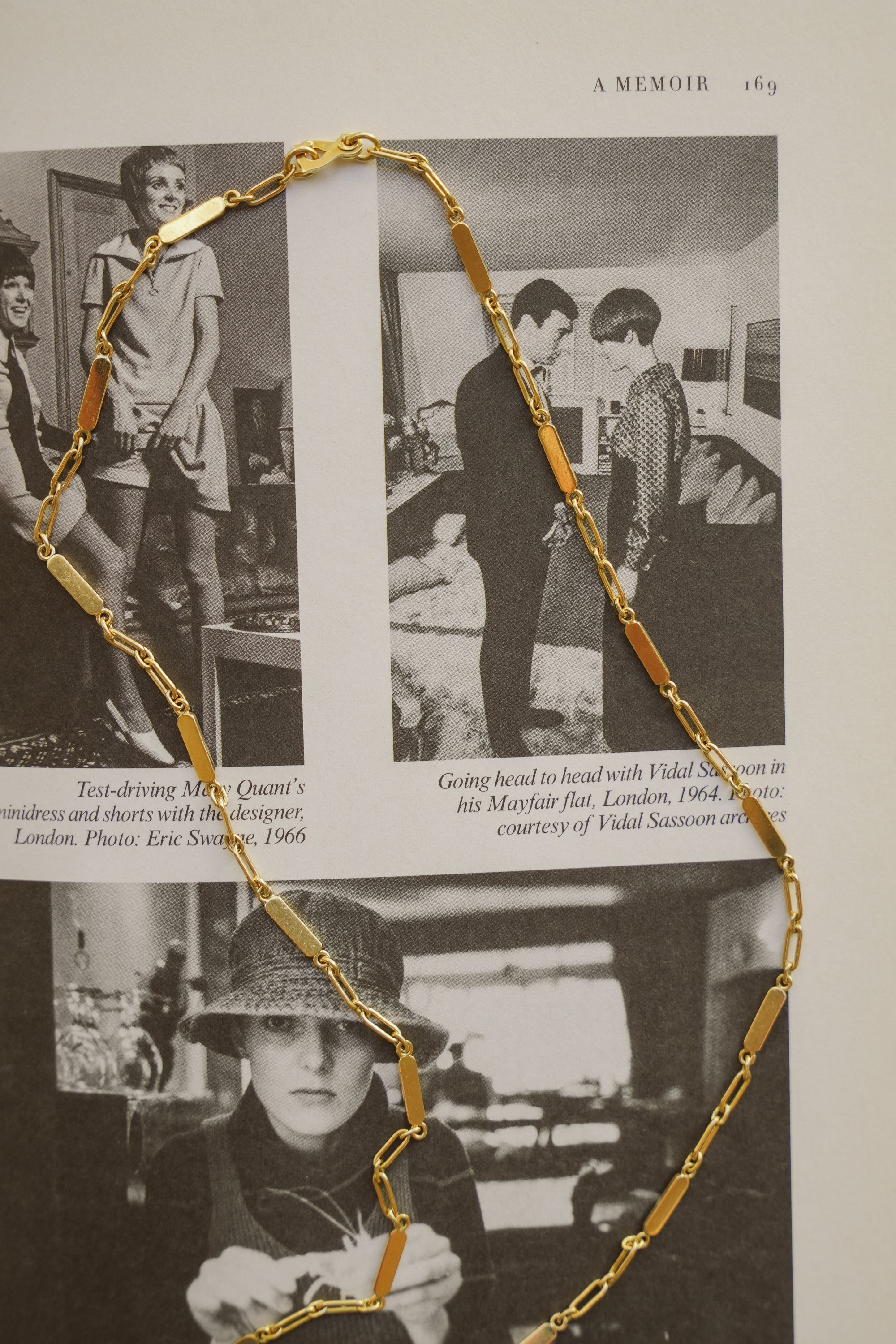 18kt Yellow Gold Bar-Link Chain