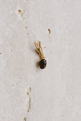 Oval Gemstone Collectible - Black Spinel