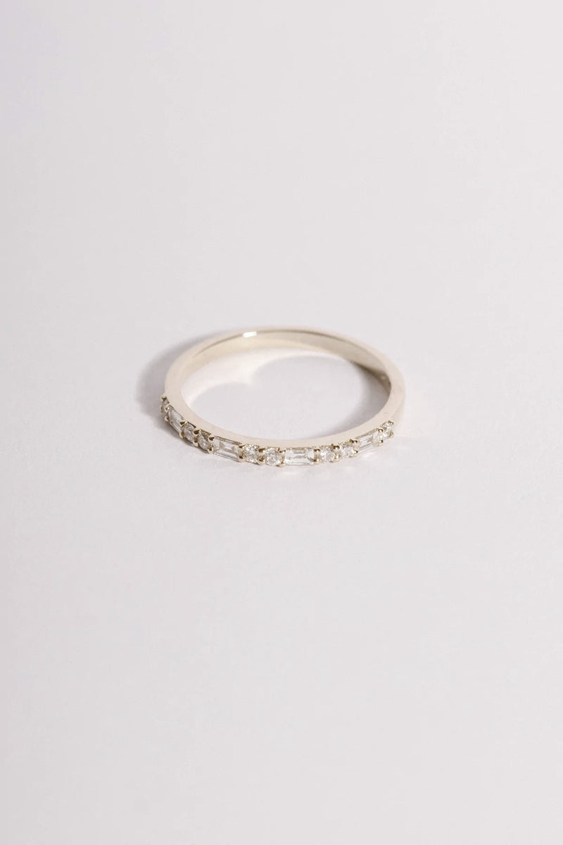 Delilah Ring- White Diamonds – Sadie + Jean